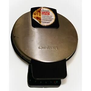 Cuisinart Classic Waffle Maker Model WMR-CA Setting Control Knob Missing Tested